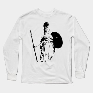 Athena, The Goddess of War and Wisdom Long Sleeve T-Shirt